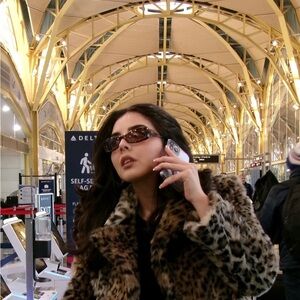 Y2k Vintage Chanel Rhinestone CC tortoise sunglasses